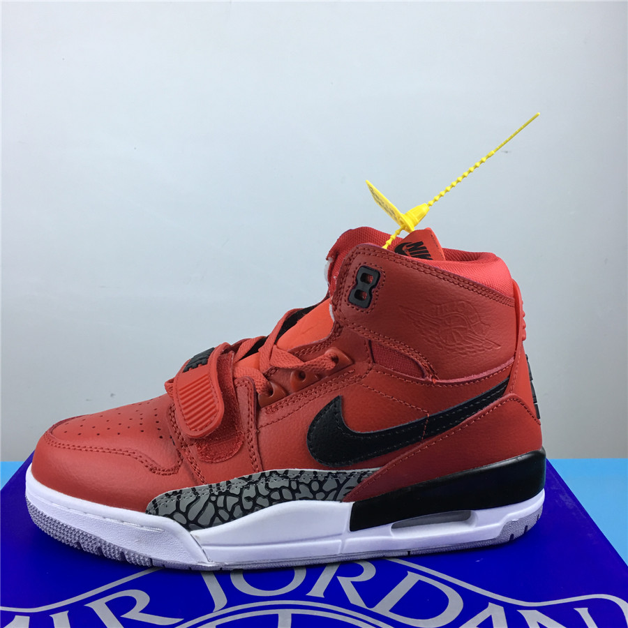 Air Jordan Legacy 312 Red Orange Black Shoes